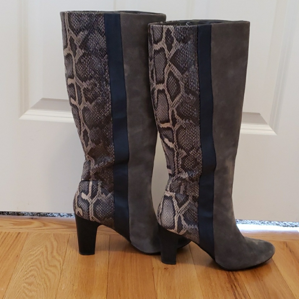 Jessica Simpson Suede & Snakeskin